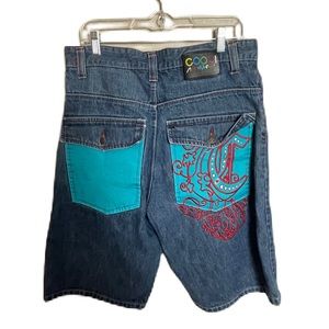 Coogi vintage Y2K denim logo streetwear embroidered colorful hip‎ hop 90’s retro